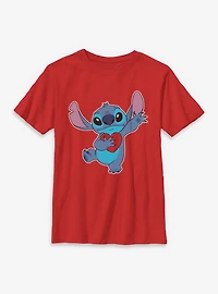 Disney Lilo & Stitch Ohana Heart Youth T-Shirt