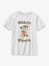 Disney Mickey Mouse Retro Kiss Youth T-Shirt