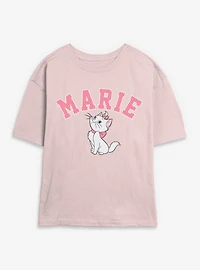 Disney The Aristocats Marie Collegiate Logo Womens Skimmer T-Shirt