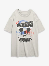 Disney Mickey Mouse Original '28 Classic Womens Oversized T-Shirt