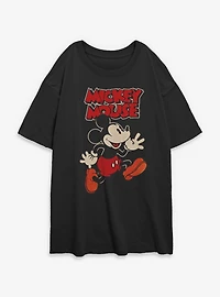 Disney Mickey Mouse Classic Womens Oversized T-Shirt