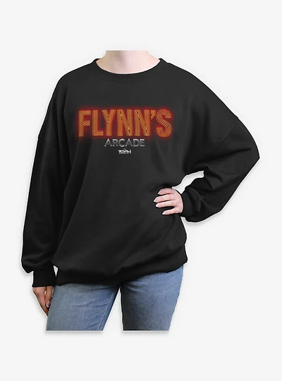 Tron Flynn's Arcade Womens Oversized Sweatshirt