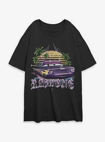 Disney Pixar Cars Ramone Airbrush Womens Oversized T-Shirt
