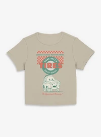 Disney Pixar Cars Casa Della Tires Quality Service Women Baby T-Shirt