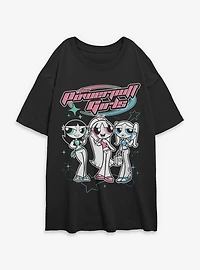 The Powerpuff Girls Teenage Womens Oversized T-Shirt