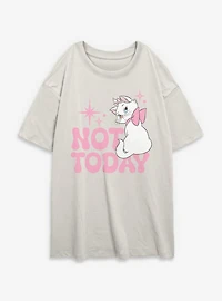 Disney The Aristocats Not Today Womens Oversized T-Shirt