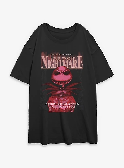 Disney The Nightmare Before Christmas Your Worst Womens Oversized T-Shirt