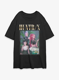 KPop Demon Hunters Huntrix Photocard Womens Oversized T-Shirt