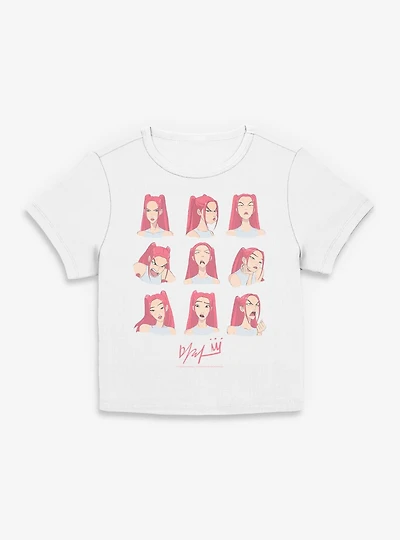 KPop Demon Hunters HUNTR/X Mira Expression Women Baby T-Shirt
