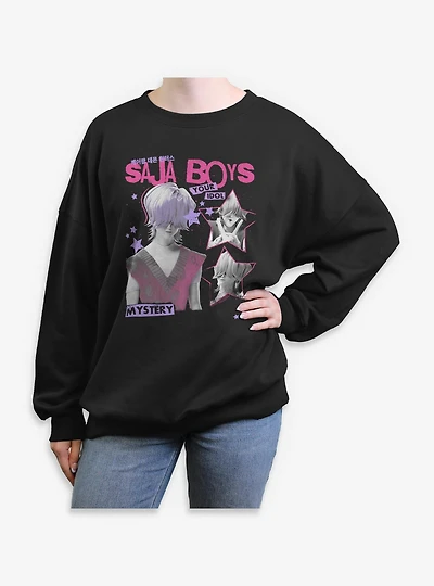 KPop Demon Hunters Saja Boys Mystery Your Idol Womens Oversized Sweatshirt