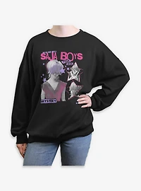 KPop Demon Hunters Saja Boys Mystery Your Idol Womens Oversized Sweatshirt