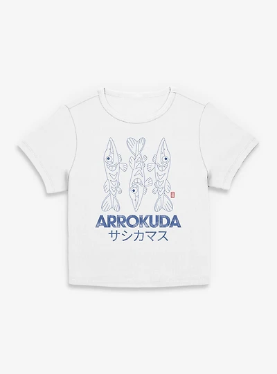 Pokemon Arrokuda Gyotaku Women Baby T-Shirt