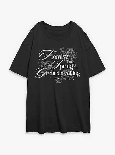 The Devil Wears Prada Groundbreaking Womens Oversized T-Shirt