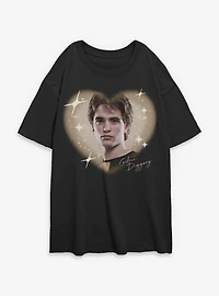 Harry Potter Cedric Diggory Heart  Womens Oversized T-Shirt