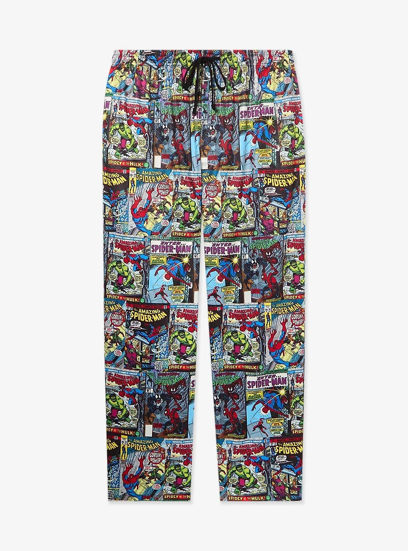 Marvel Spider-Man Comics Allover Print Sleep Pants - BoxLunch Exclusive