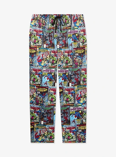 Marvel Spider-Man Comics Allover Print Sleep Pants - BoxLunch Exclusive