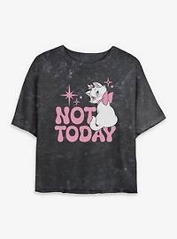 Disney The Aristocats Not Today Mineral Wash Womens Crop T-Shirt