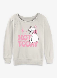 Disney The Aristocats Not Today Womens Slouchy Sweatshirt
