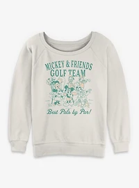 Disney Mickey Mouse Best Pals By Par Womens Slouchy Sweatshirt