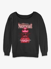Disney The Nightmare Before Christmas Your Worst Womens Slouchy Sweatshirt
