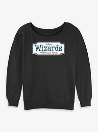 Disney Wizards Of Waverly Place Logo Womens Slouchy Sweatshirt