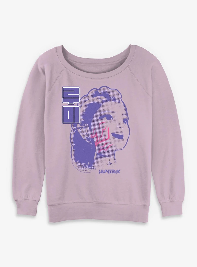 Kpop Demon Hunters Rumi HUNTR/X Womens Slouchy Sweatshirt