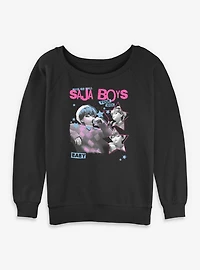 KPop Demon Hunters Saja Boys Baby Your Idol Womens Slouchy Sweatshirt