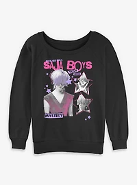 KPop Demon Hunters Saja Boys Mystery Your Idol Womens Slouchy Sweatshirt