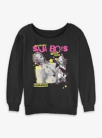 KPop Demon Hunters Saja Boys Romance Your Idol Womens Slouchy Sweatshirt