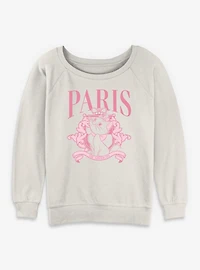 Disney The Aristocats Paris Princess Marie Womens Slouchy Sweatshirt