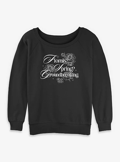 The Devil Wears Prada Groundbreaking Womens Slouchy Sweatshirt