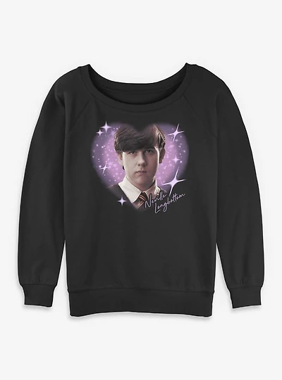 Harry Potter Neville Longbottom Heart Womens Slouchy Sweatshirt