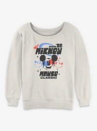 Disney Mickey Mouse Original '28 Classic Womens Slouchy Sweatshirt