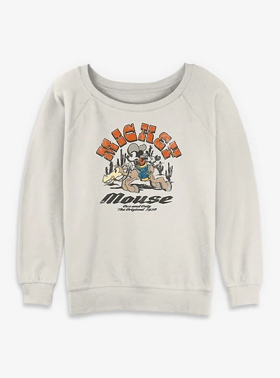Disney Mickey Mouse One And Only Womens Slouchy Sweatshirt