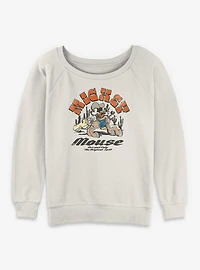 Disney Mickey Mouse One And Only Womens Slouchy Sweatshirt