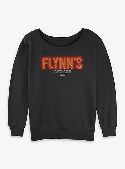 Tron Flynn's Arcade Womens Slouchy Sweatshirt