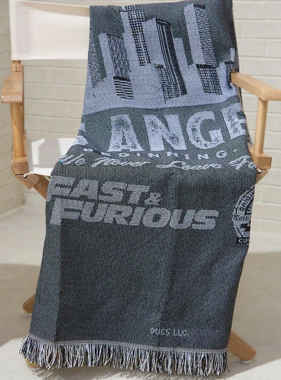 Fast & Furious Poster Tapestry Throw
