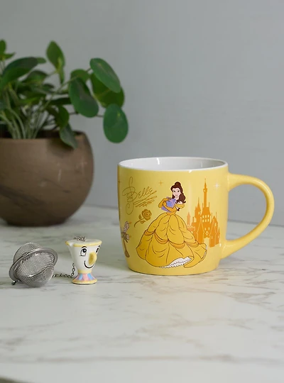 Disney Beauty and The Beast Belle Mug & Chip Tea Infuser Set