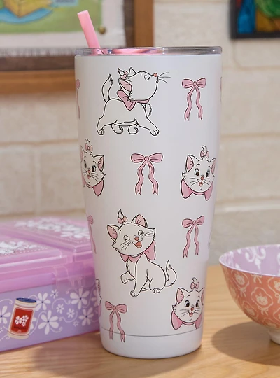 Disney The Aristocats Marie Allover Print Stainless Steel Tumbler