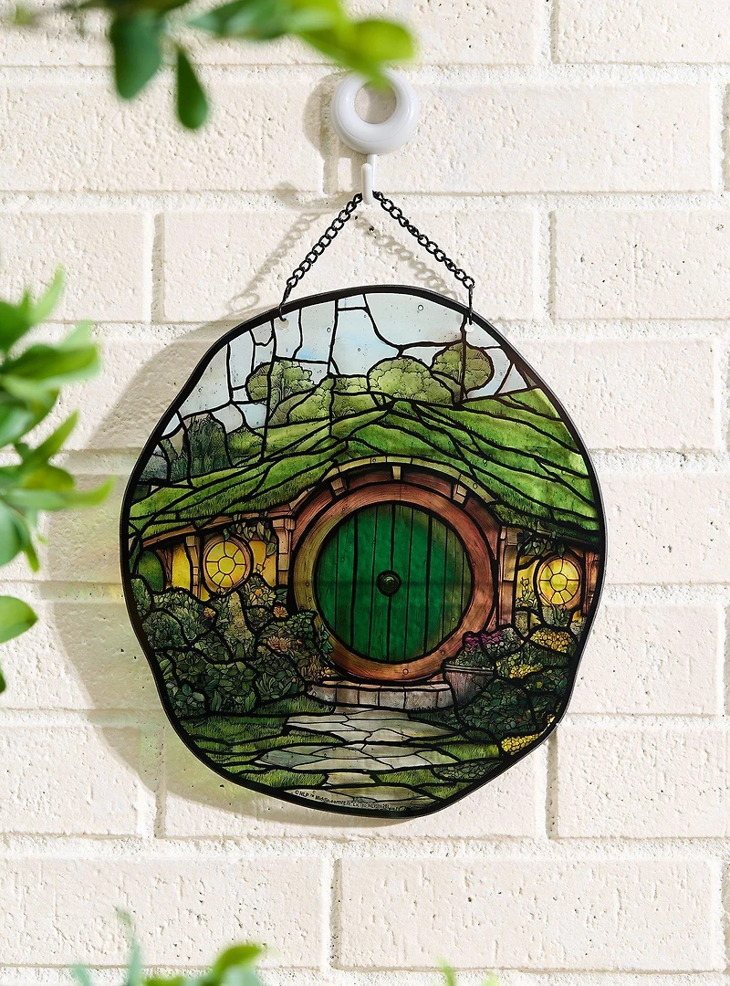 The Lord of the Rings Hobbit House Stained Glass Wall Art - BoxLunch Exclusive