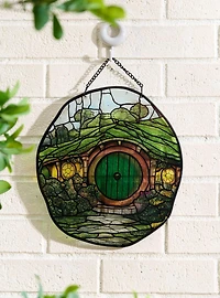 The Lord of the Rings Hobbit House Stained Glass Wall Art - BoxLunch Exclusive