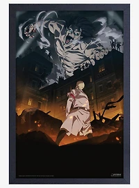 Attack On Titan Reiner Vs Eren 11x17" Framed Poster