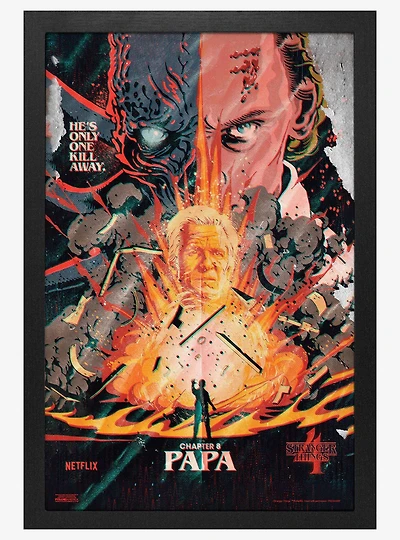 Stranger Things Chapter 8 Papa 11x17" Framed Poster