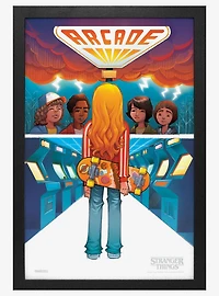Stranger Things Mad Max Arcade 11x17" Framed Poster
