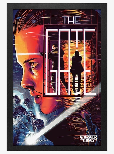 Stranger Things The Gate 11x17" Framed Poster