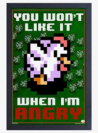 The Legend of Zelda Cucco Angry 11x17" Framed Poster