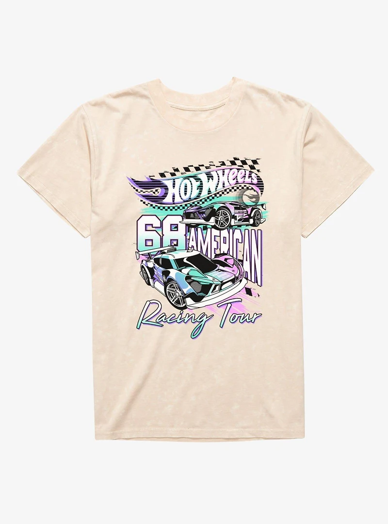 Hot Wheels 68 American Racing Tour Mineral Wash T-Shirt