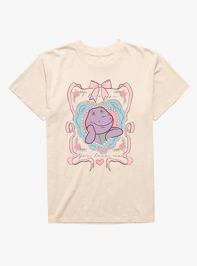Barney I Love You Ribbons And Bows Mineral Wash T-Shirt