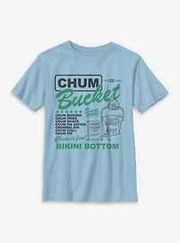 Spongebob Squarepants Chum Bucket Ad Youth T-Shirt