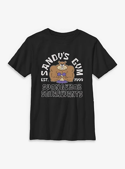 Spongebob Squarepants Sandy's Gym Youth T-Shirt